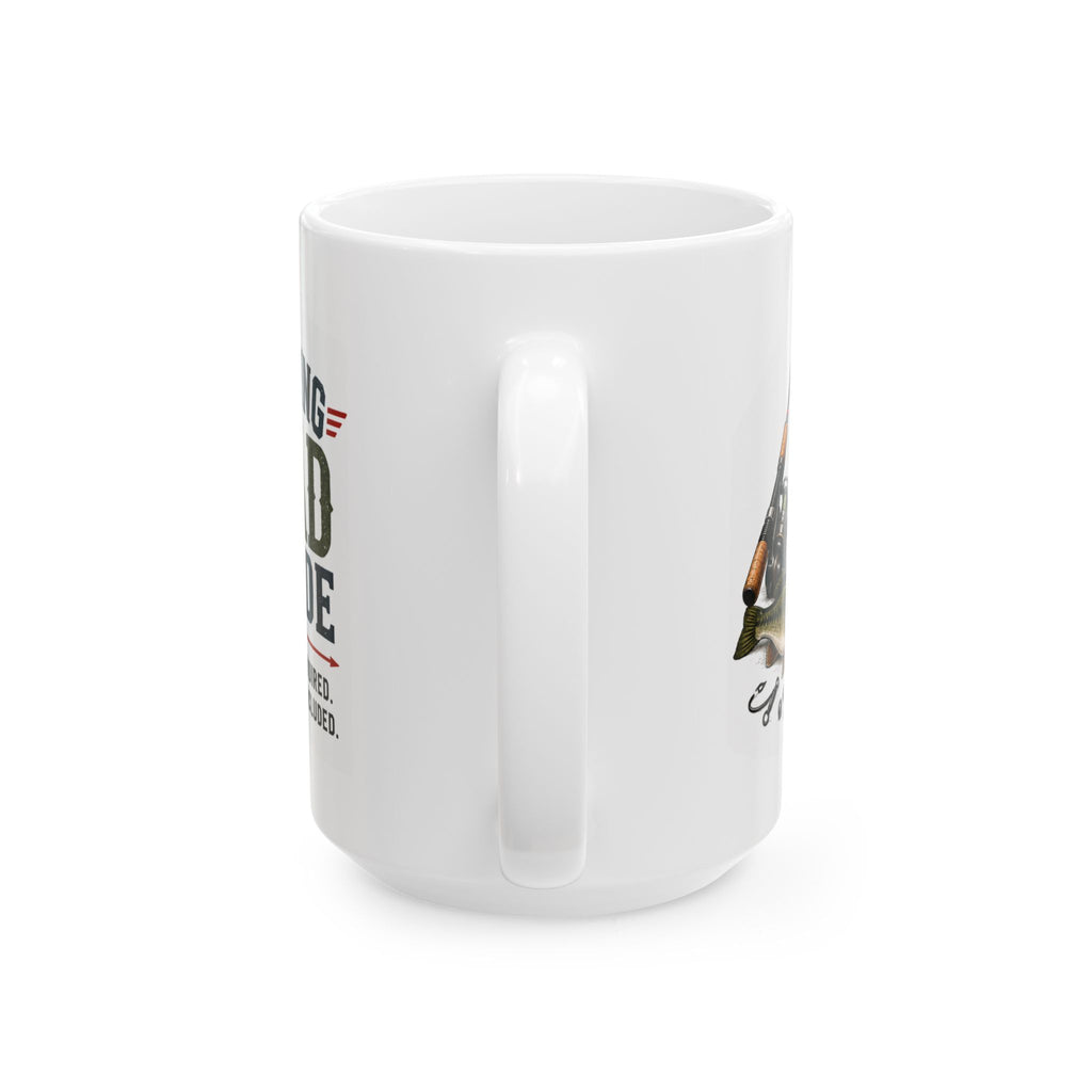 Fishing Dad Mode Ceramic Mug — Fishing Dad Coffee Mug (11oz/15oz) — Father's Day Gift