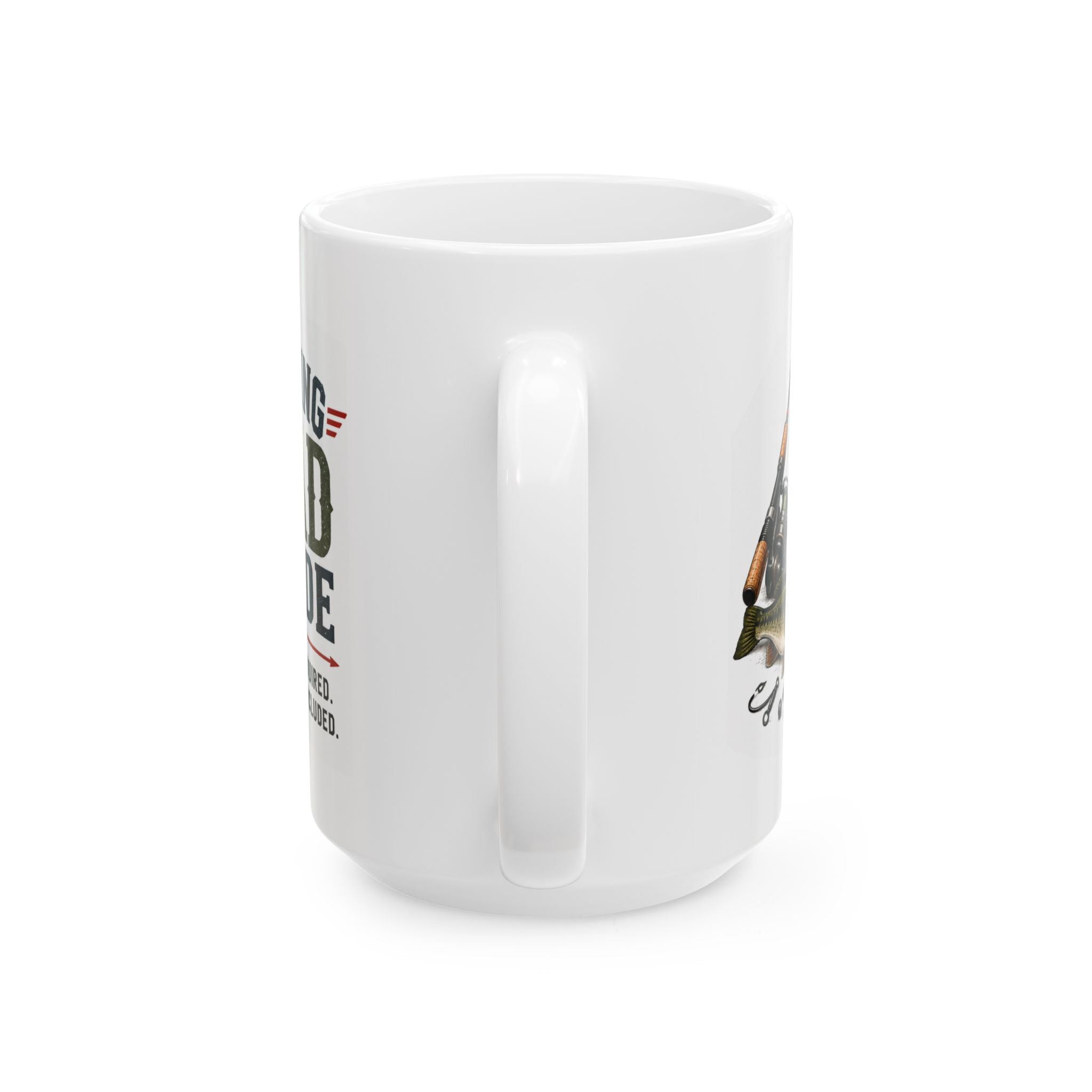Fishing Dad Mode Ceramic Mug — Fishing Dad Coffee Mug (11oz/15oz) — Father's Day Gift