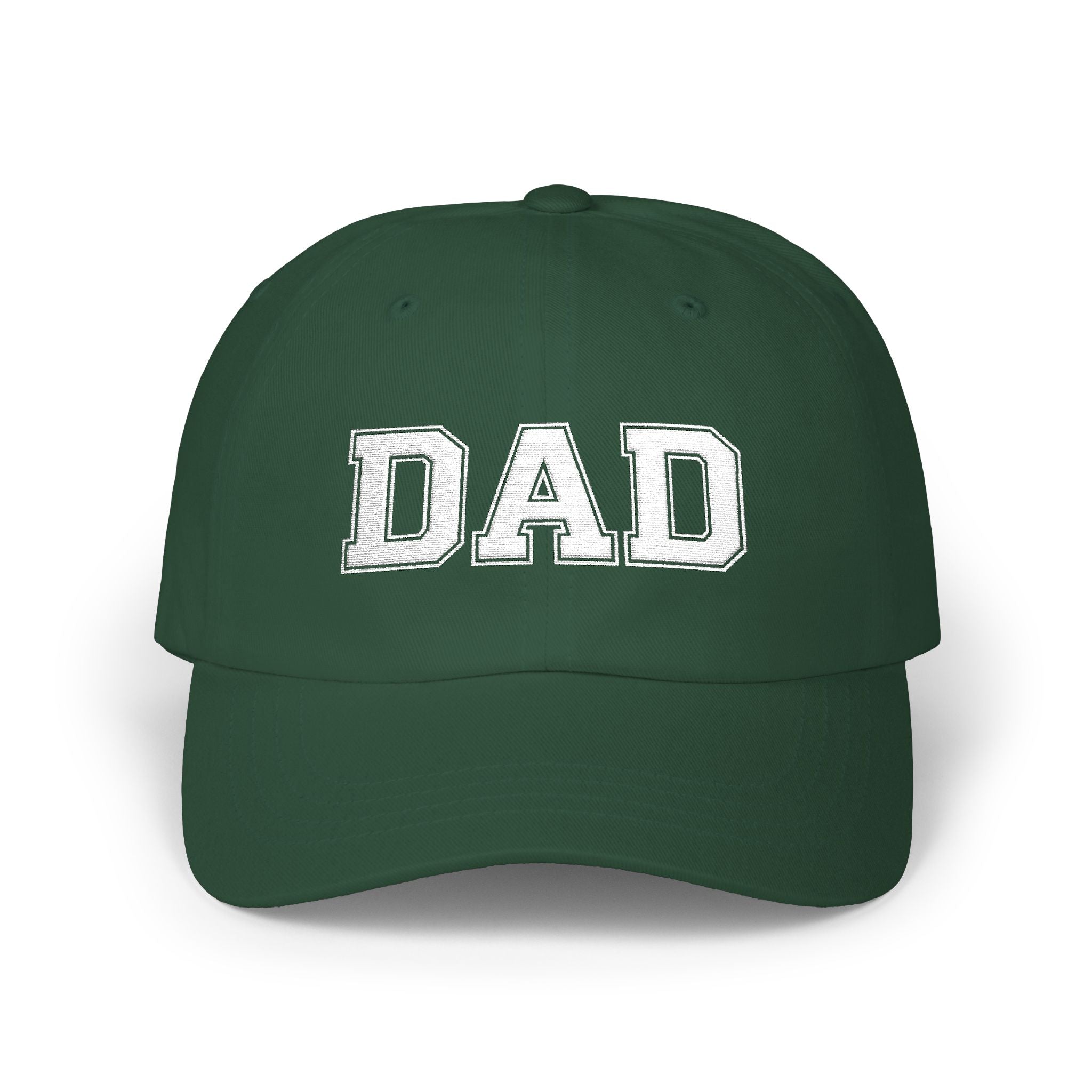 Customizable Varsity Font Cap — Embroidered Baseball Hat