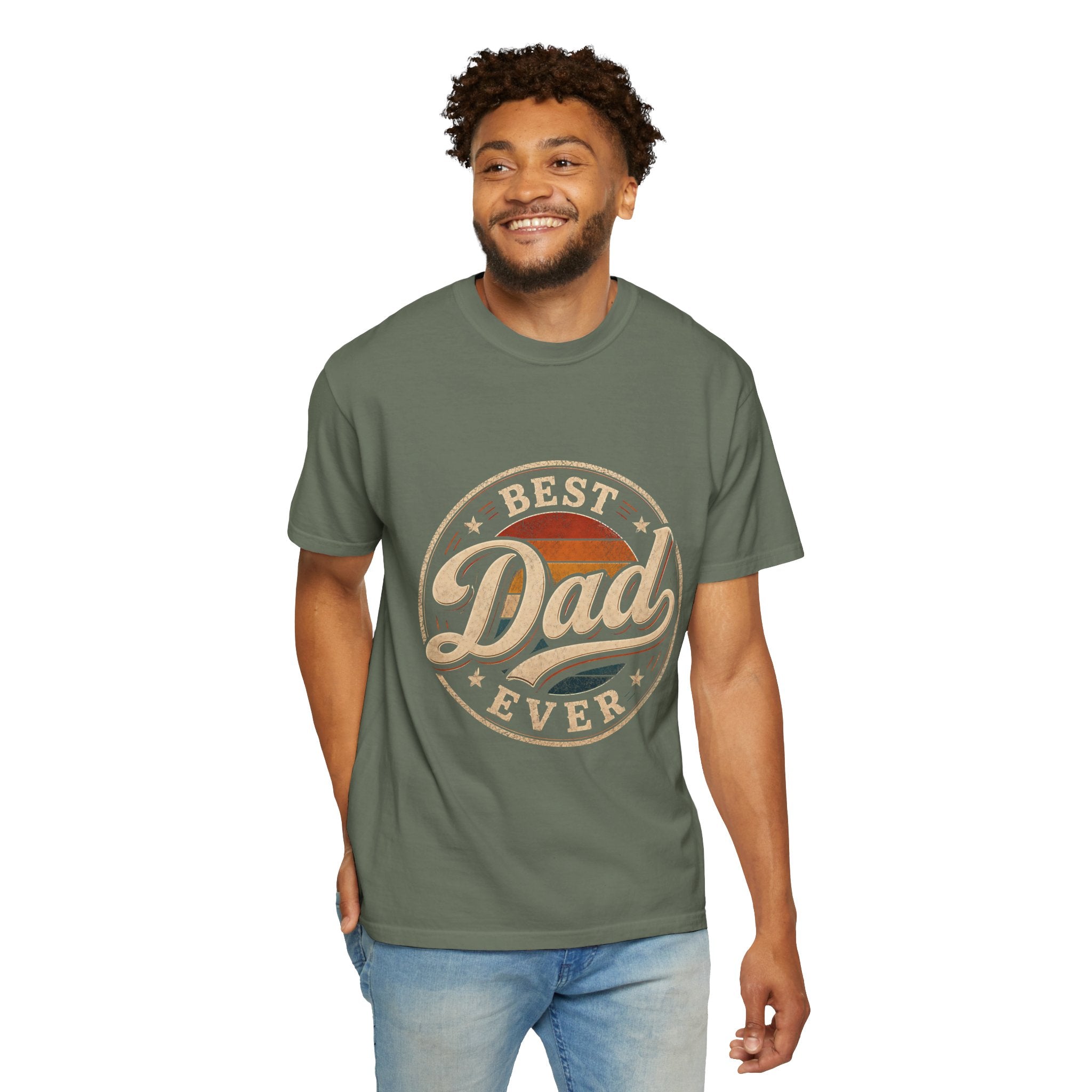 Best Dad Ever Retro T-Shirt — Premium 100% Vintage Dad Gift