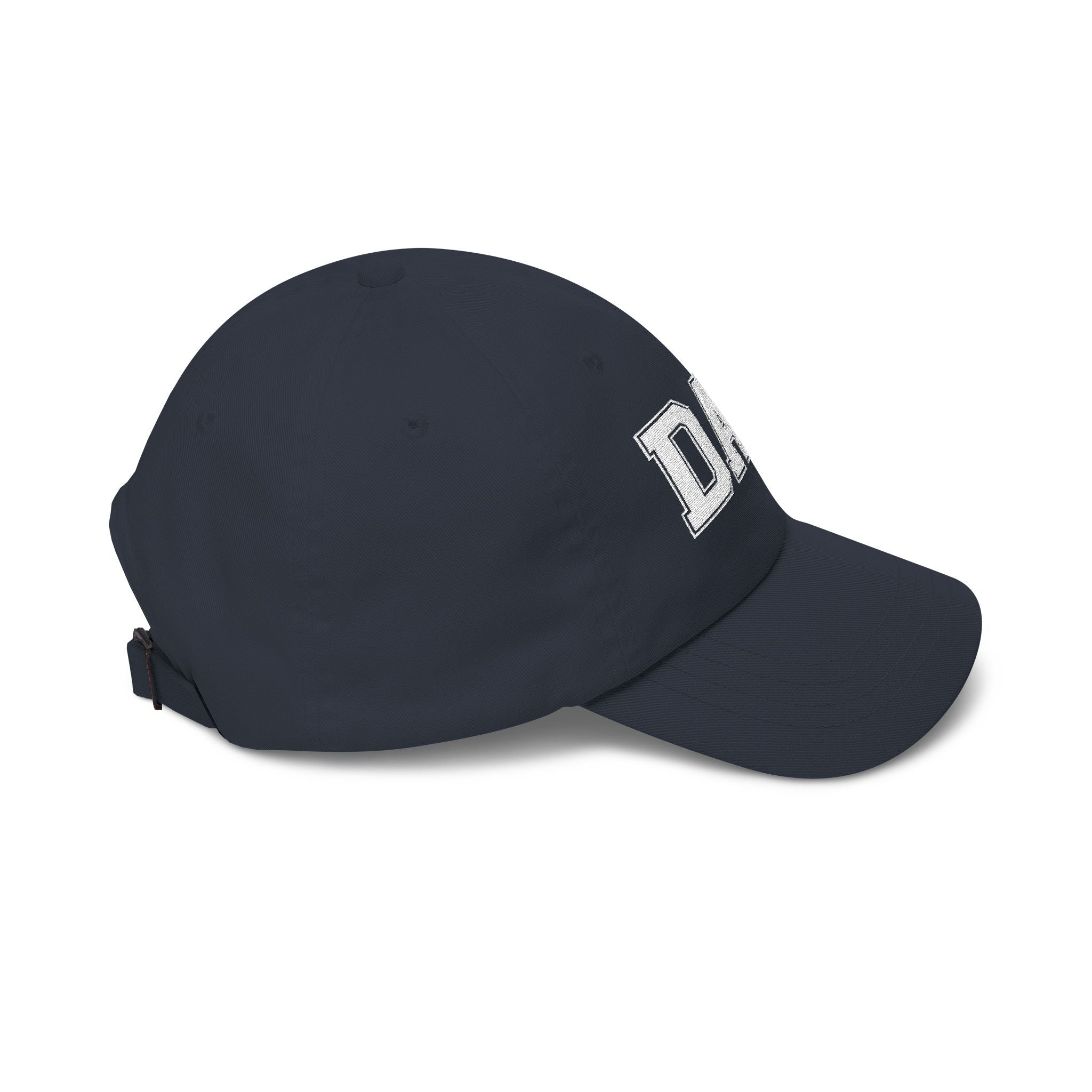 Customizable Varsity Font Cap — Embroidered Baseball Hat