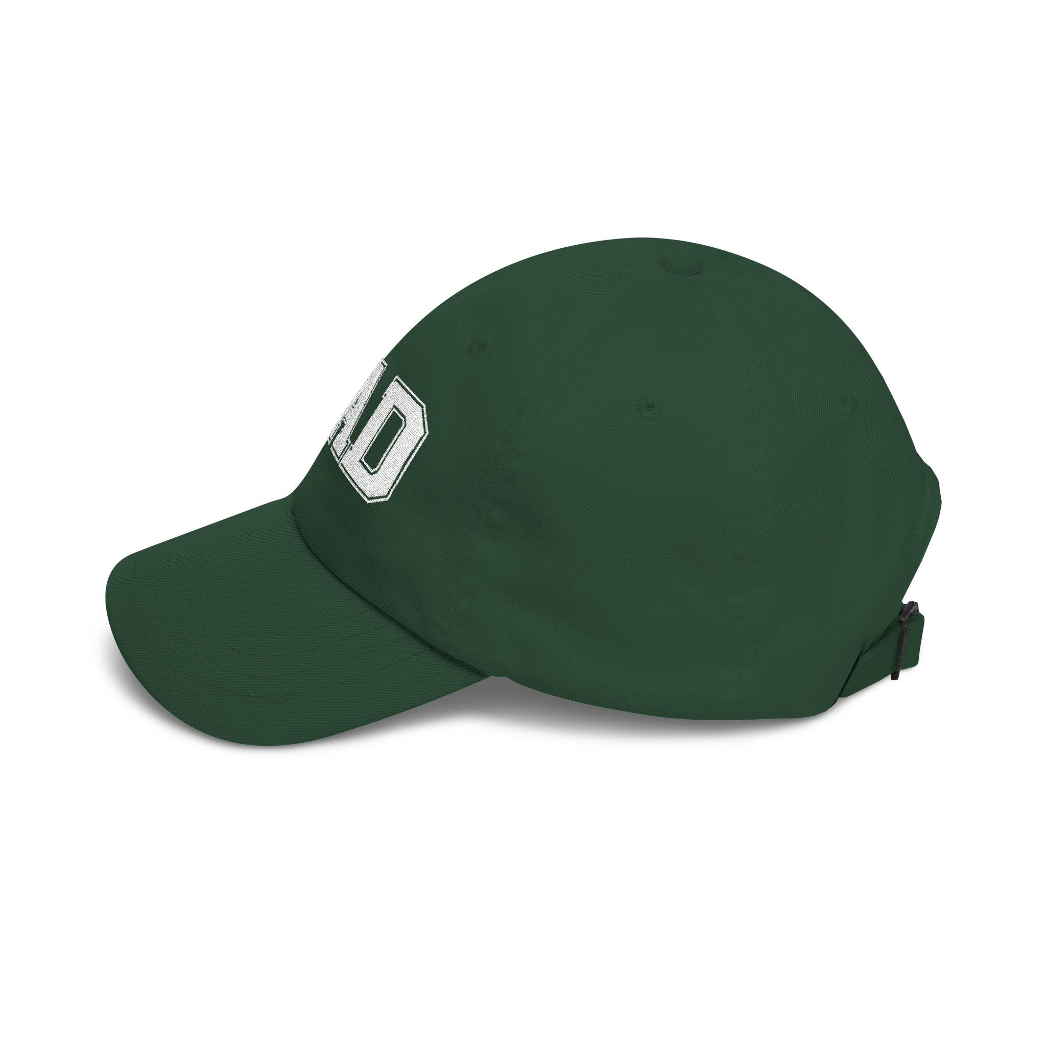 Customizable Varsity Font Cap — Embroidered Baseball Hat