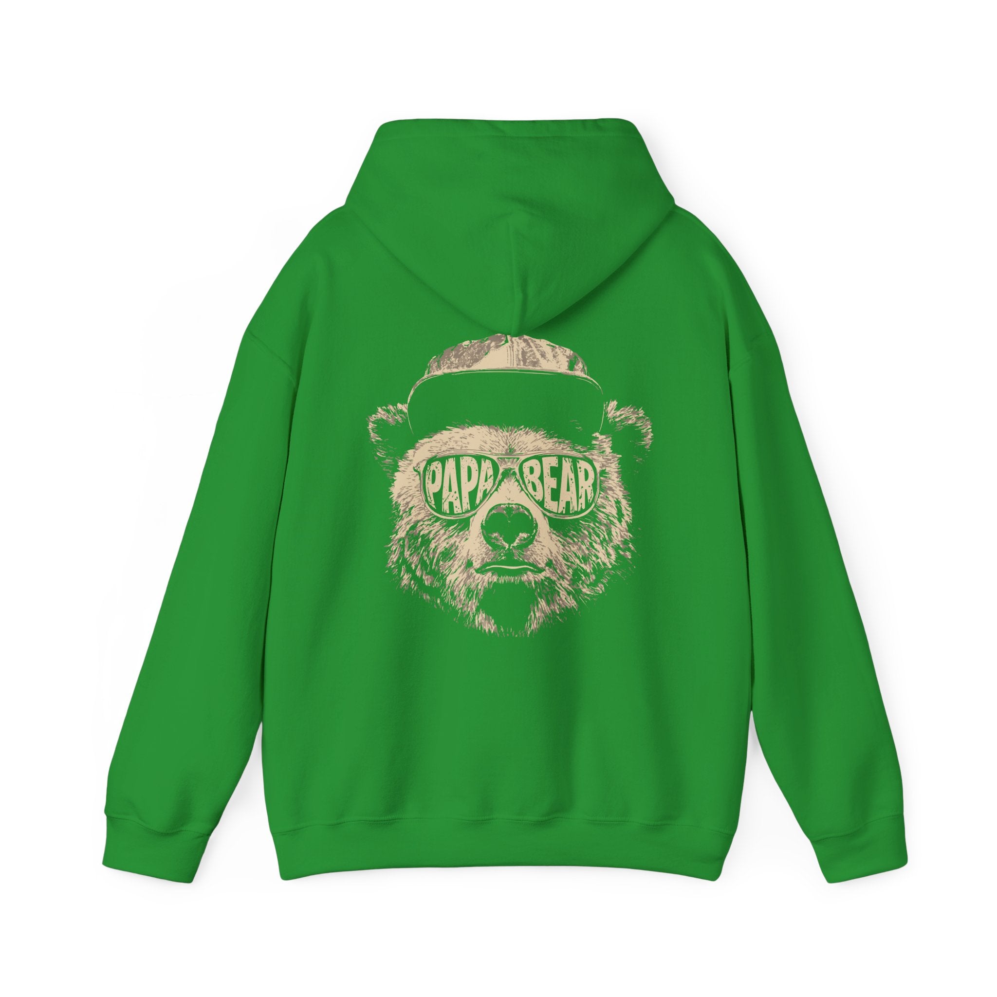 Papa Bear Hoodie — Customizable Back Graphic Father’s Day Sweatshirt