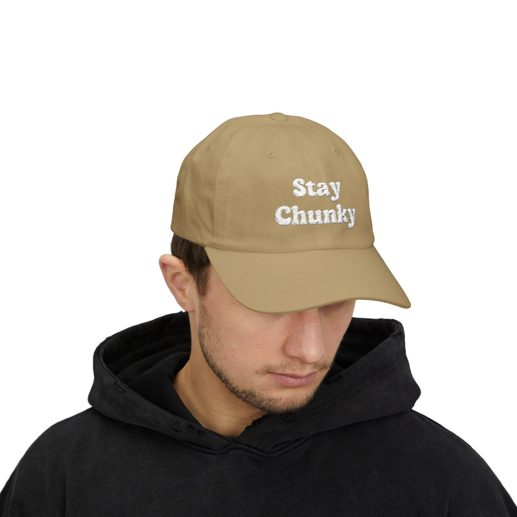 Customizable Stay Chunky Font Cap — Embroidered Baseball Hat