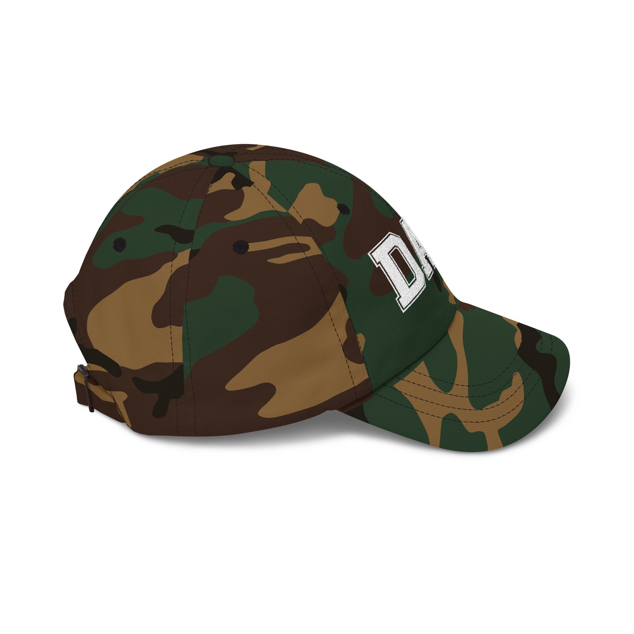Customizable Varsity Font Cap — Embroidered Baseball Hat