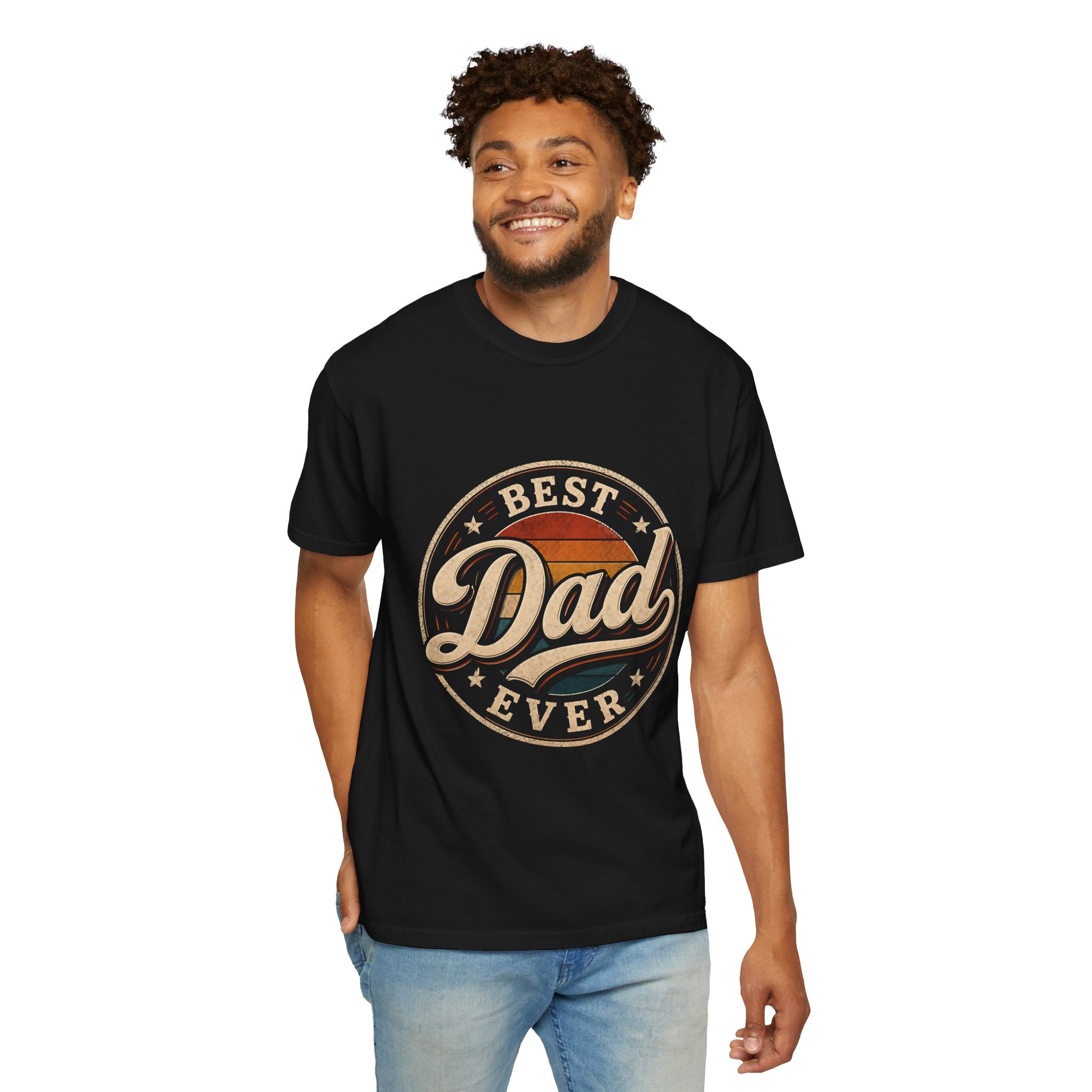 Best Dad Ever Retro T-Shirt — Premium 100% Vintage Dad Gift