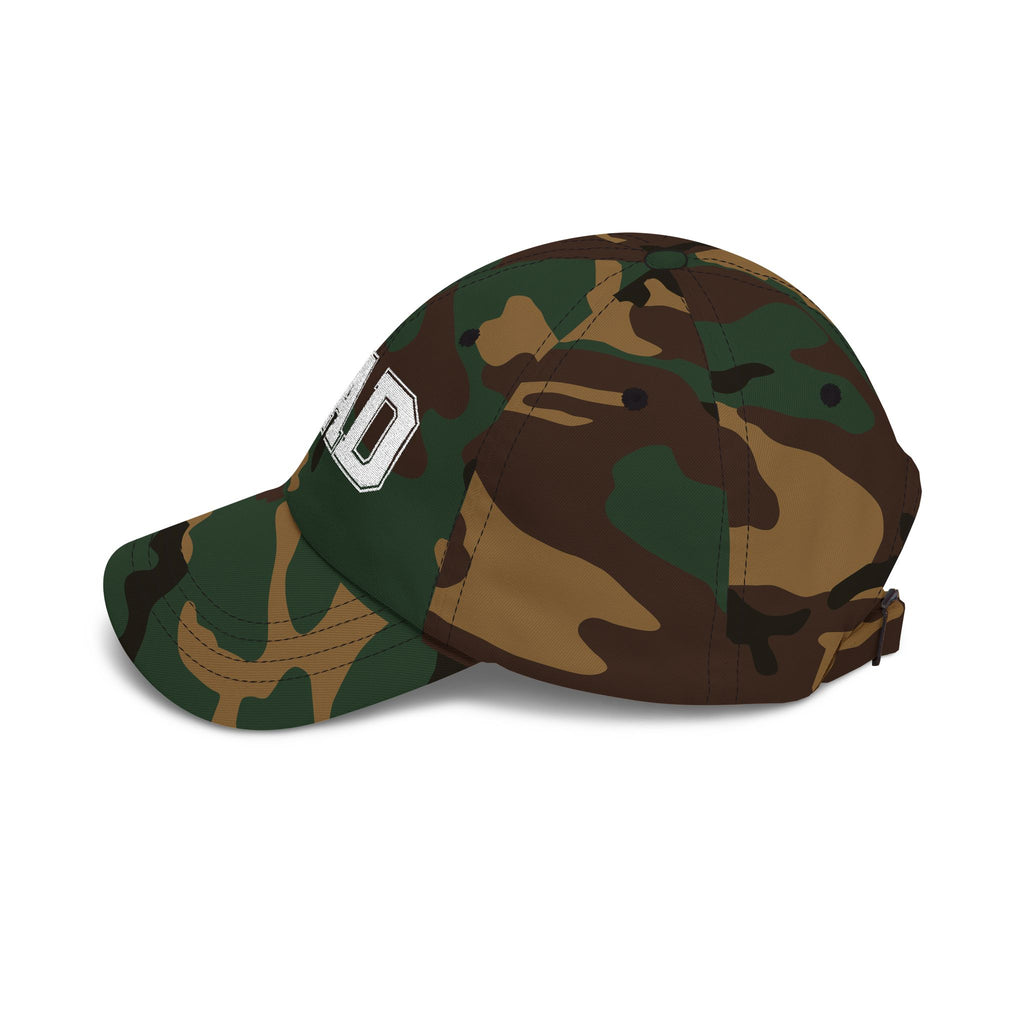 Customizable Varsity Font Cap — Embroidered Baseball Hat