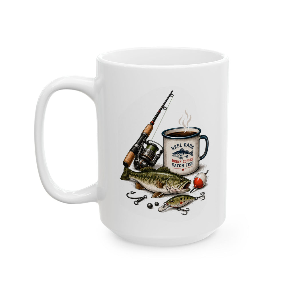Fishing Dad Mode Ceramic Mug — Fishing Dad Coffee Mug (11oz/15oz) — Father's Day Gift