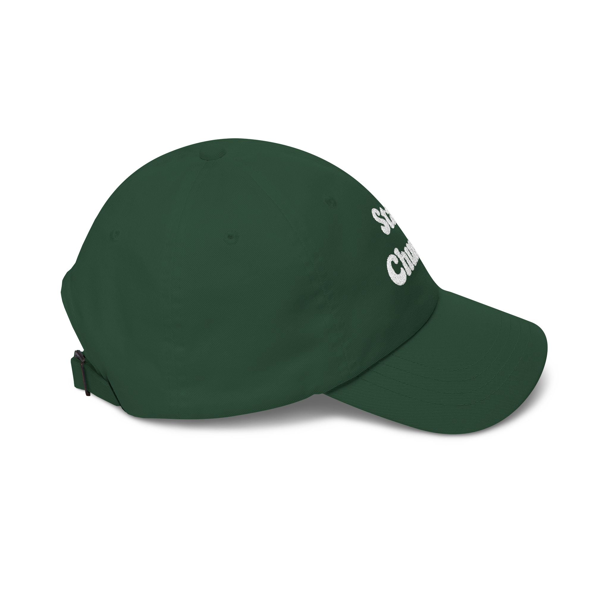 Customizable Stay Chunky Font Cap — Embroidered Baseball Hat
