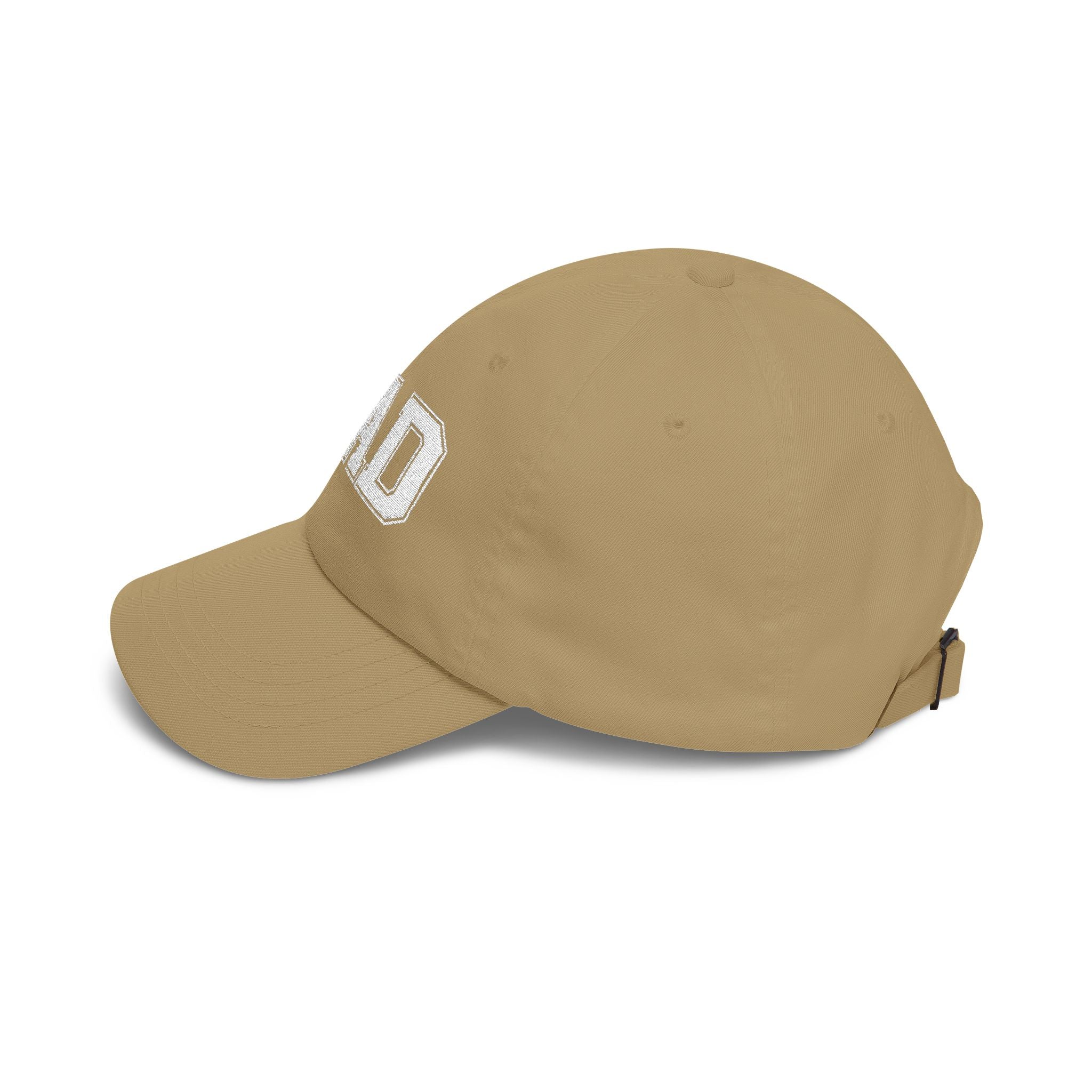 Customizable Varsity Font Cap — Embroidered Baseball Hat