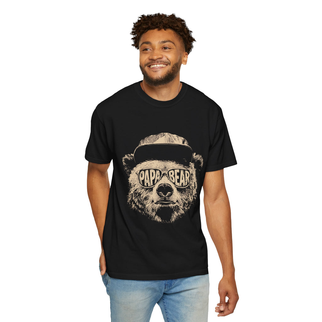 Papa Bear Graphic T-Shirt — Premium 100% Cotton