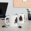 Pappa Bear Ceramic Mug — Cute Papa and Baby Bear 11oz & 15oz
