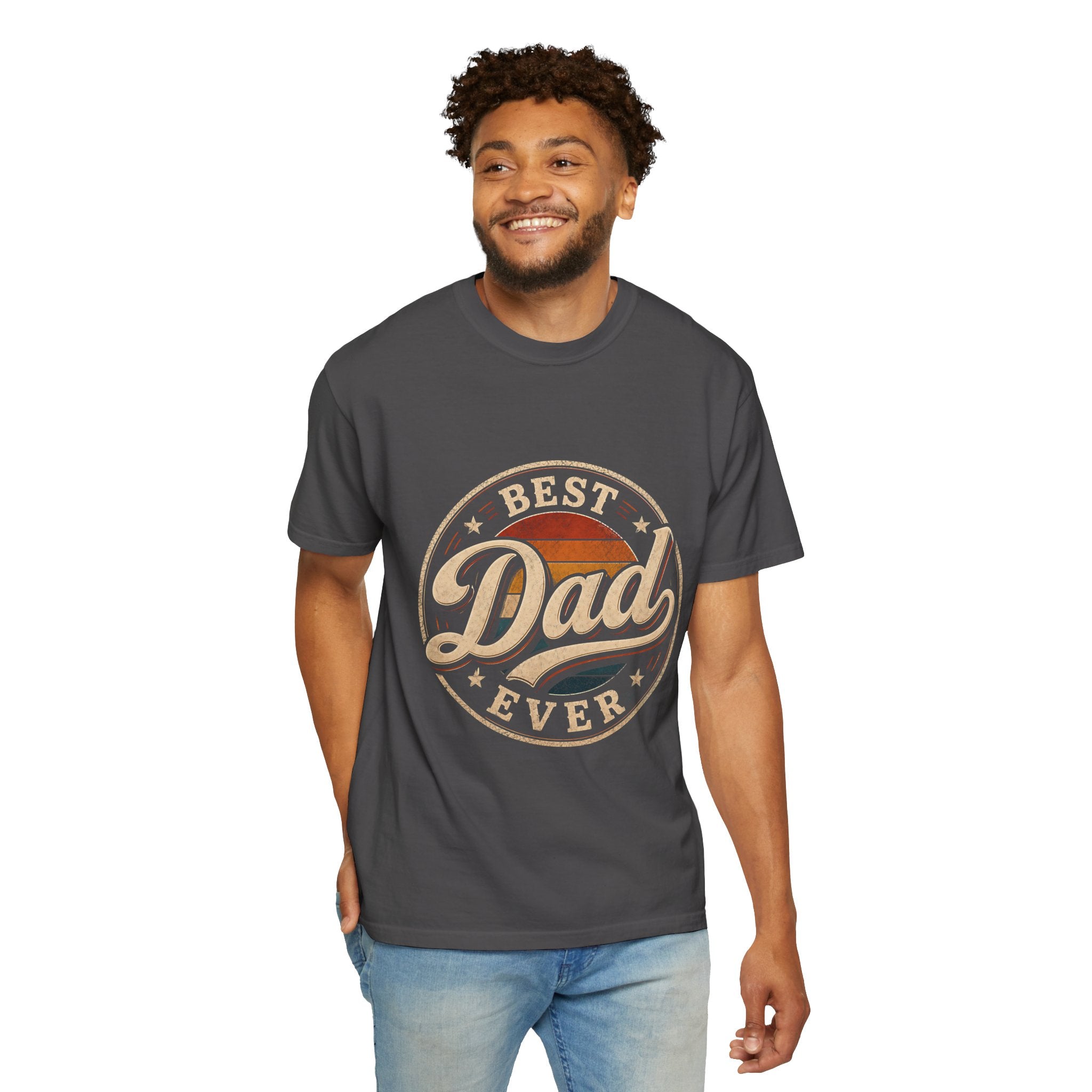 Best Dad Ever Retro T-Shirt — Premium 100% Vintage Dad Gift