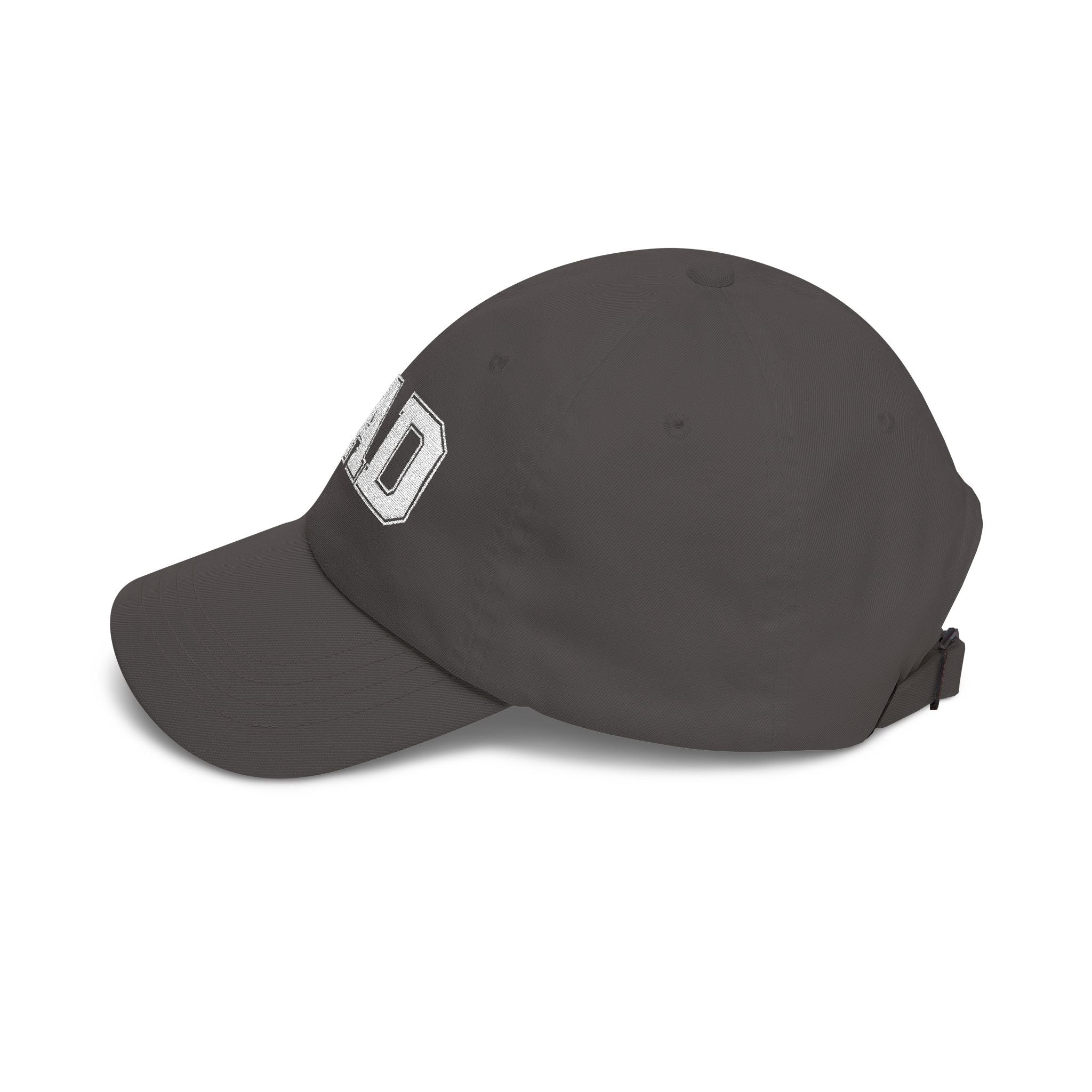 Customizable Varsity Font Cap — Embroidered Baseball Hat
