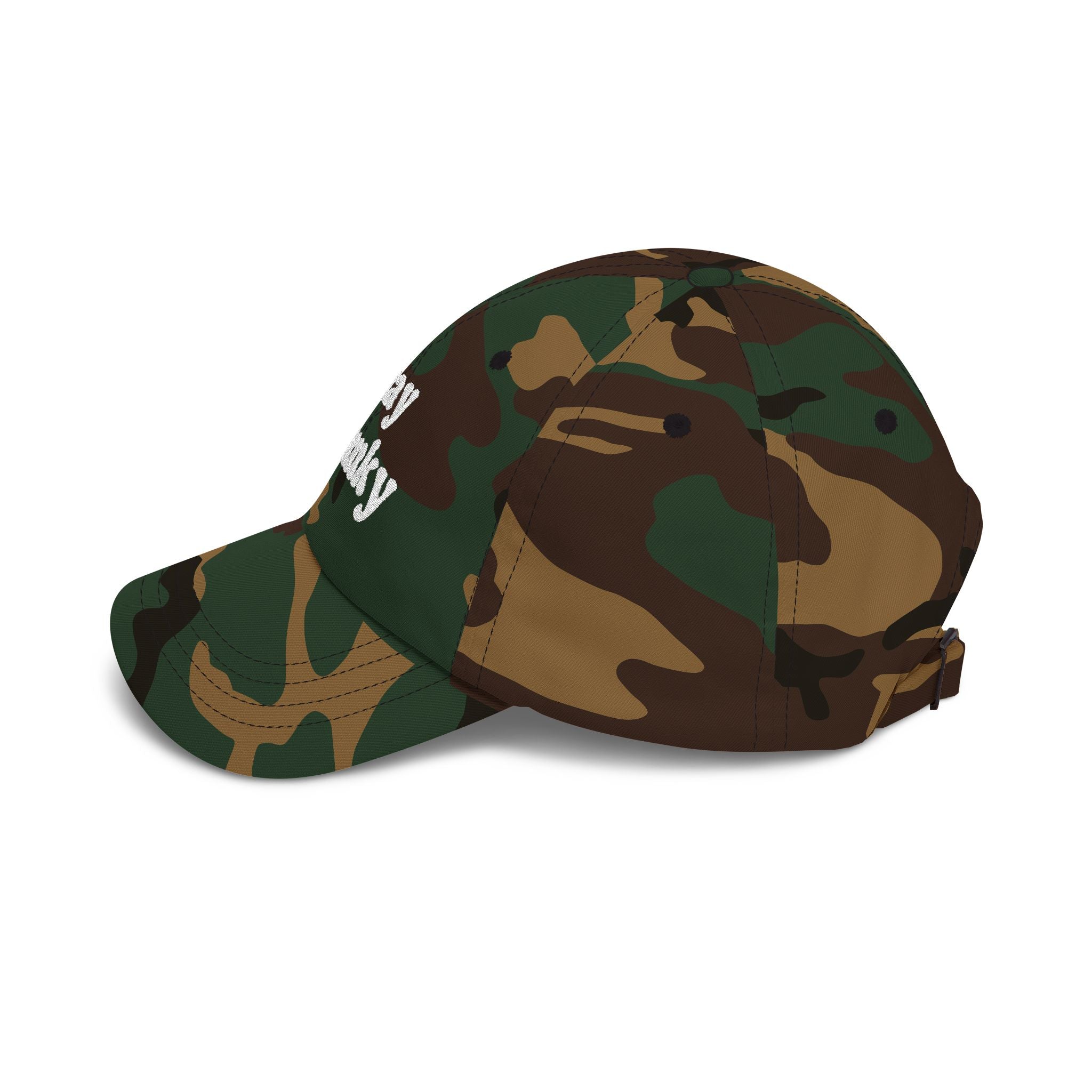 Customizable Stay Chunky Font Cap — Embroidered Baseball Hat