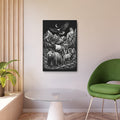 American Wildlife Metal Art Sign — Bear, Moose, Wolf & Eagle Wilderness Wall Decor