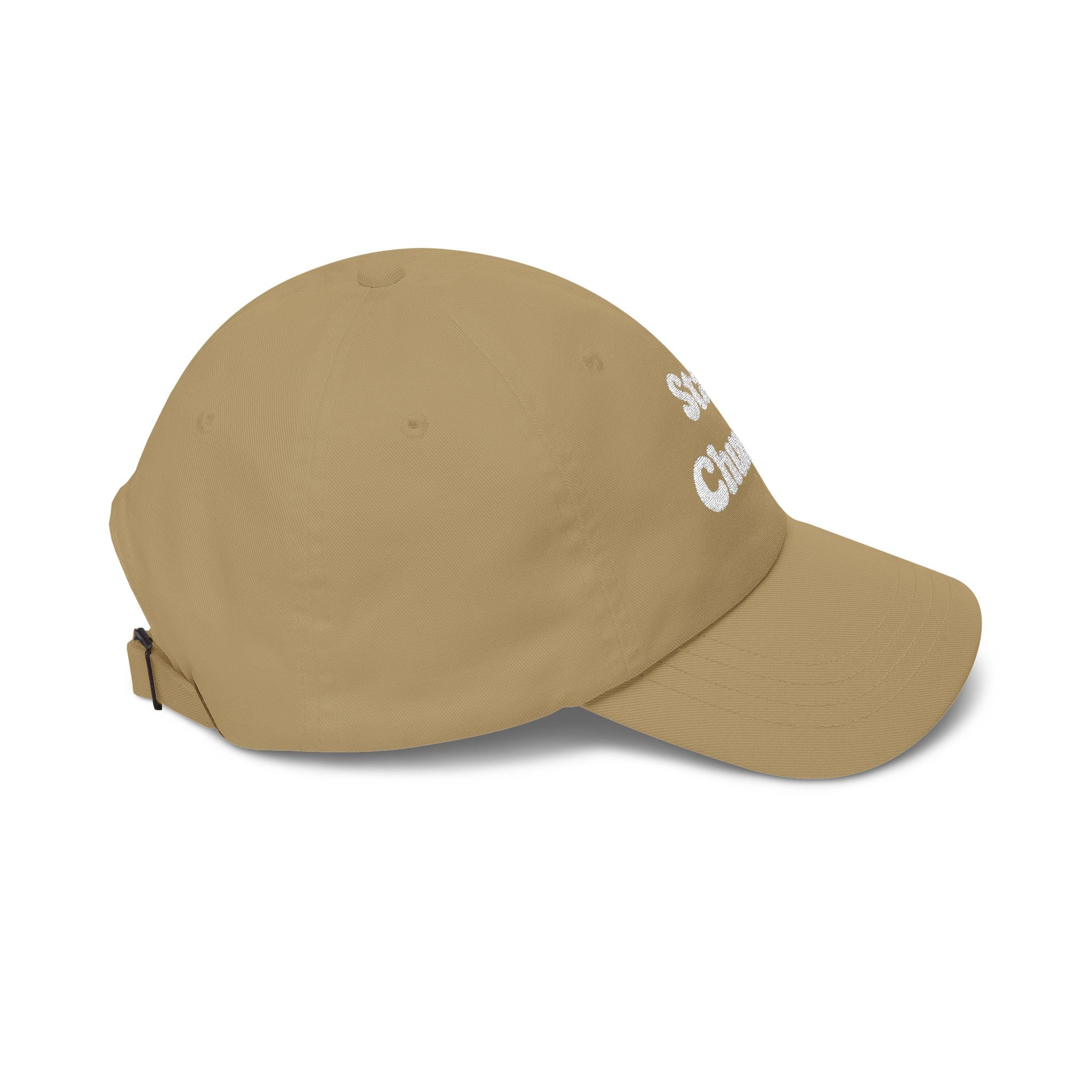 Customizable Stay Chunky Font Cap — Embroidered Baseball Hat