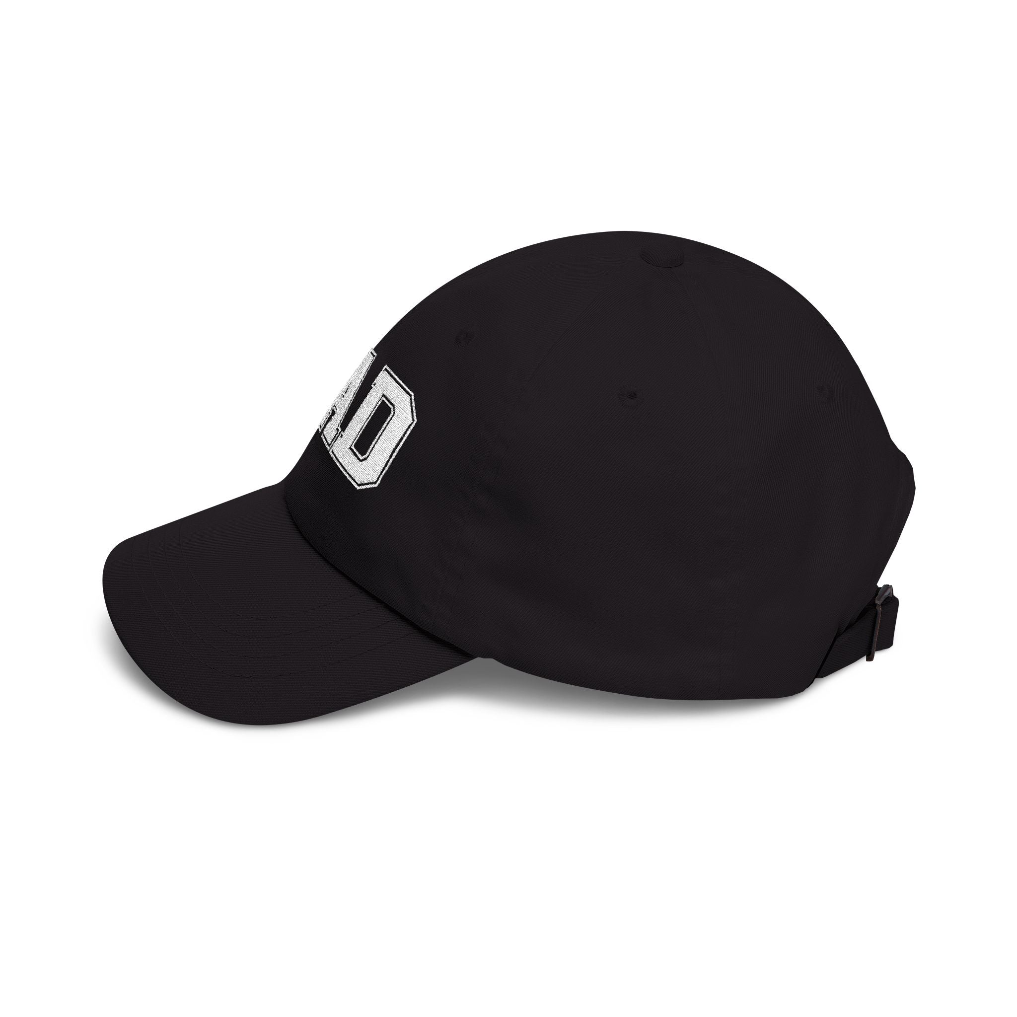 Customizable Varsity Font Cap — Embroidered Baseball Hat