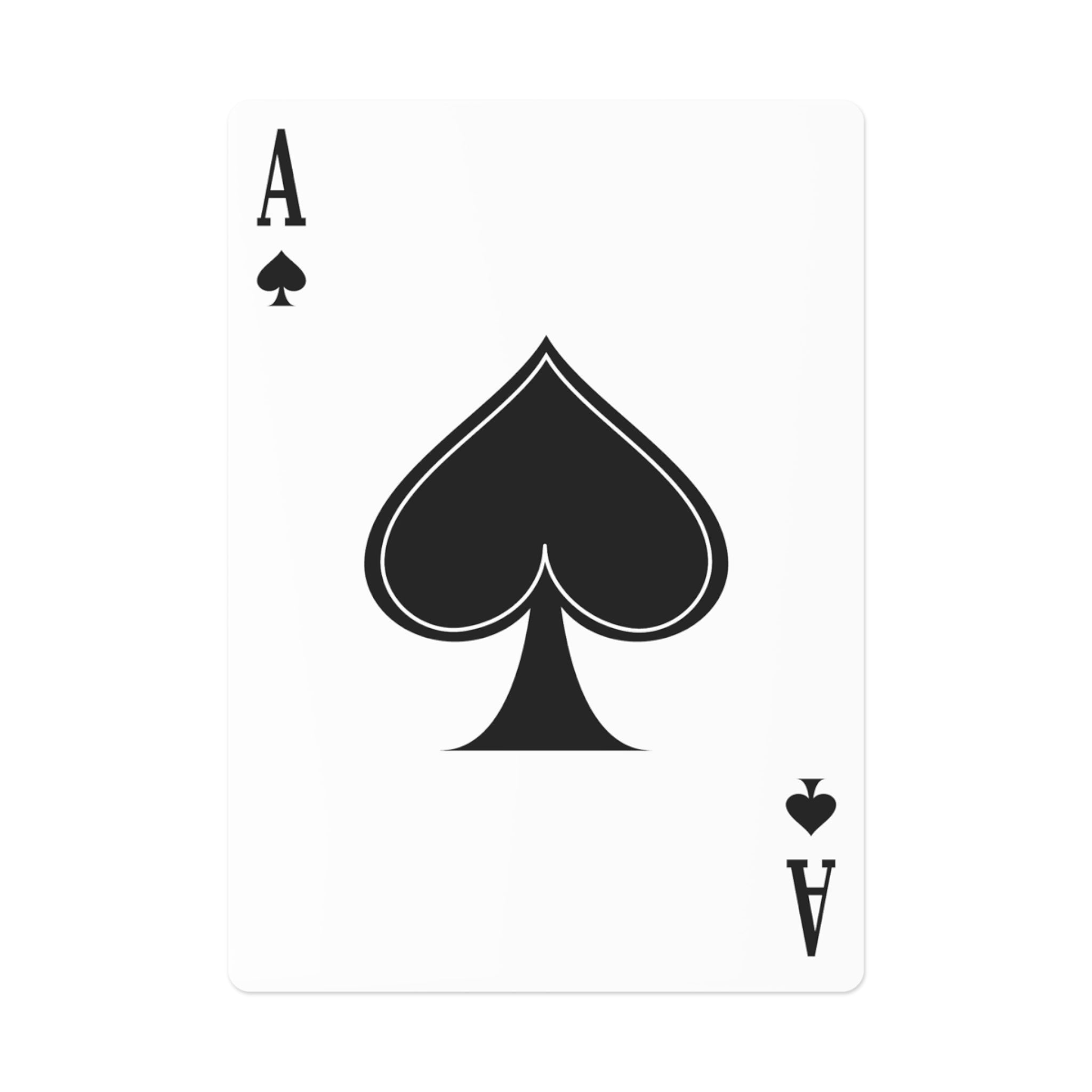 Father & Son Mountain Father's Day Poker Cards