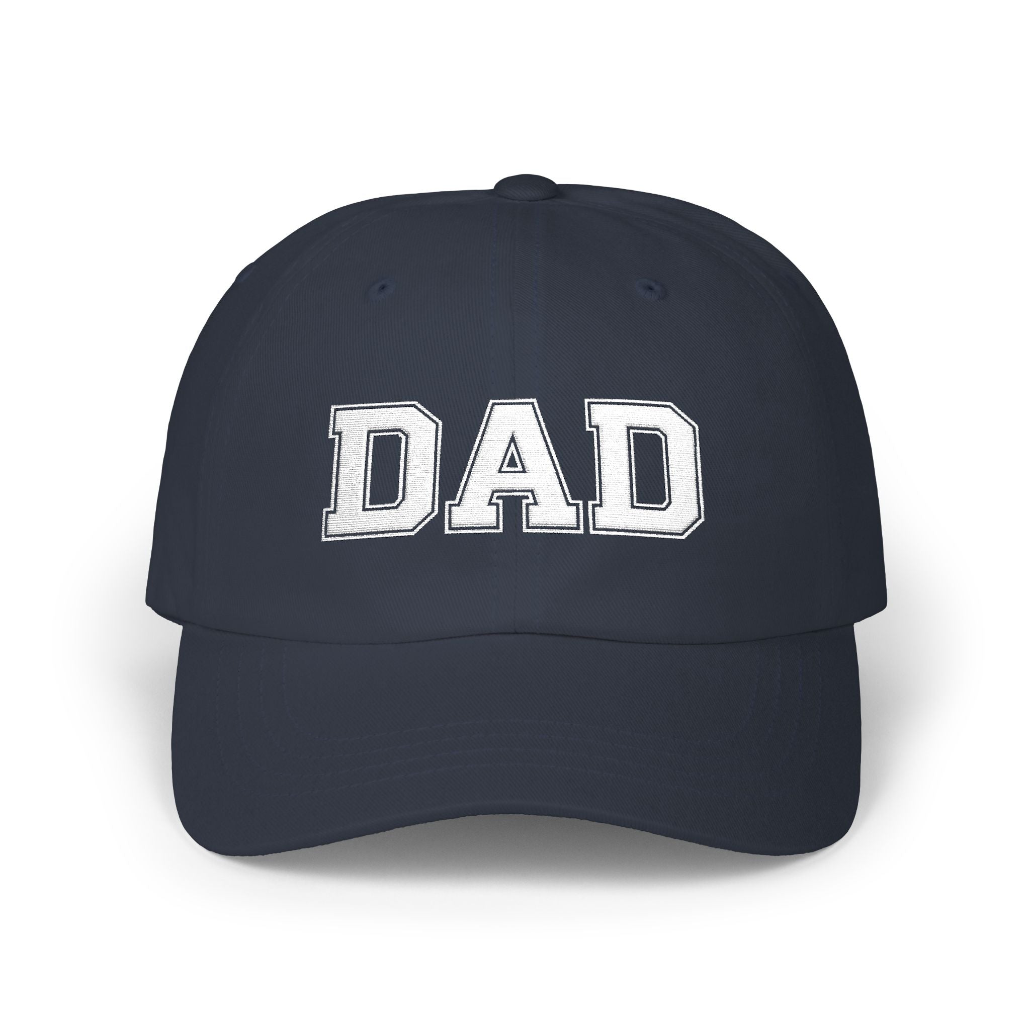 Customizable Varsity Font Cap — Embroidered Baseball Hat