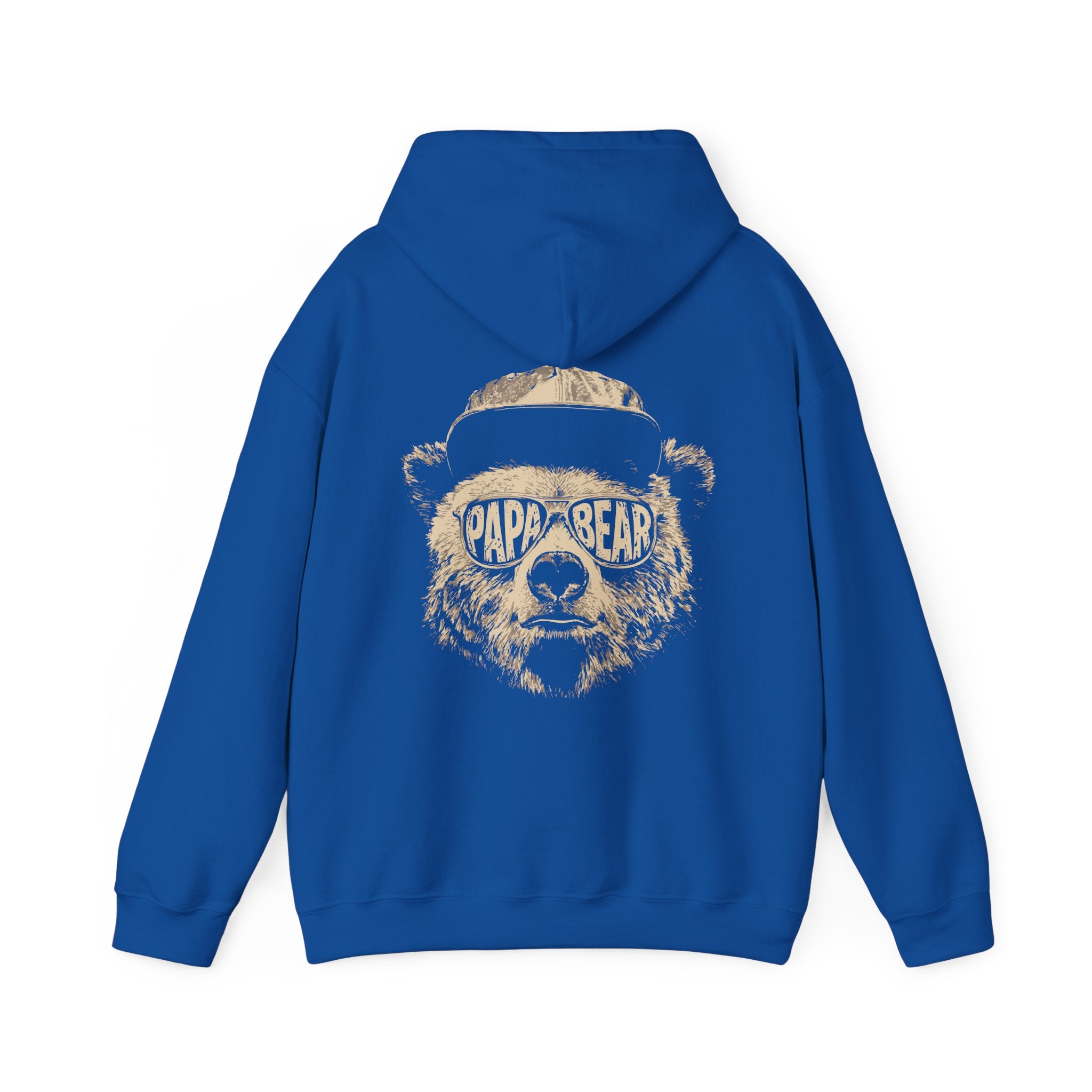 Papa Bear Hoodie — Customizable Back Graphic Father’s Day Sweatshirt